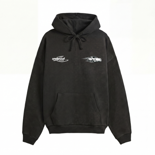 Undercut Club Sudadera Negra