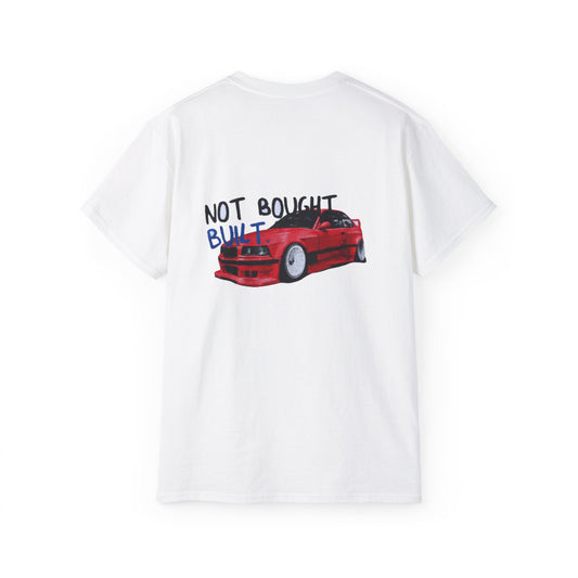 Not Bought, Built Red Car Tee