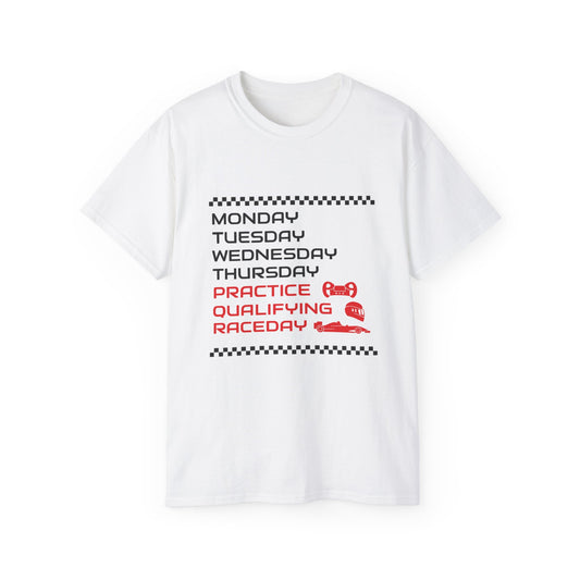 Race Routine Tee - Practice. Qualifying. Race Day