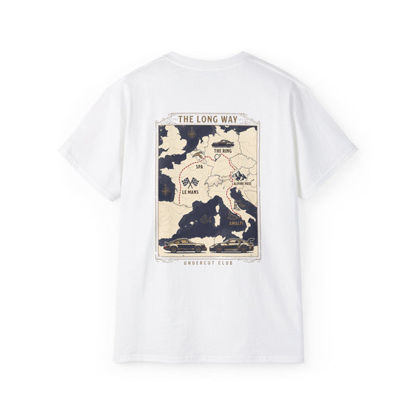 Camiseta Porsche 911 "The Long Way" Atlas — Edición Grand Tour - Vol. 08