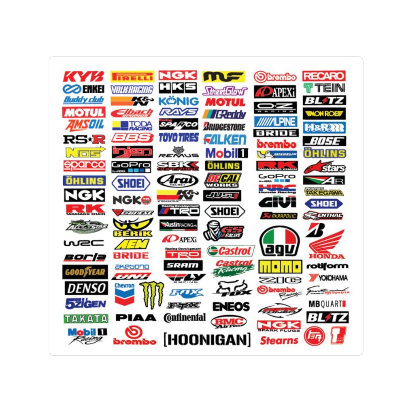 Racing Stickers Pack