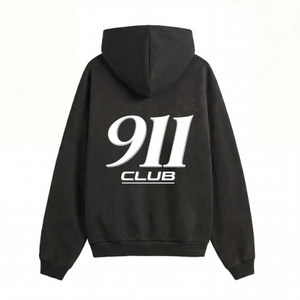 911 Club Sudadera Negra