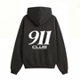 911 Club Hoodie Black