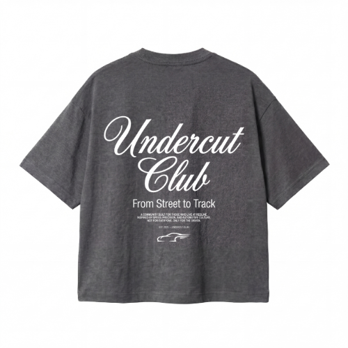 Camiseta brezo oscuro Undercut Club Esencial