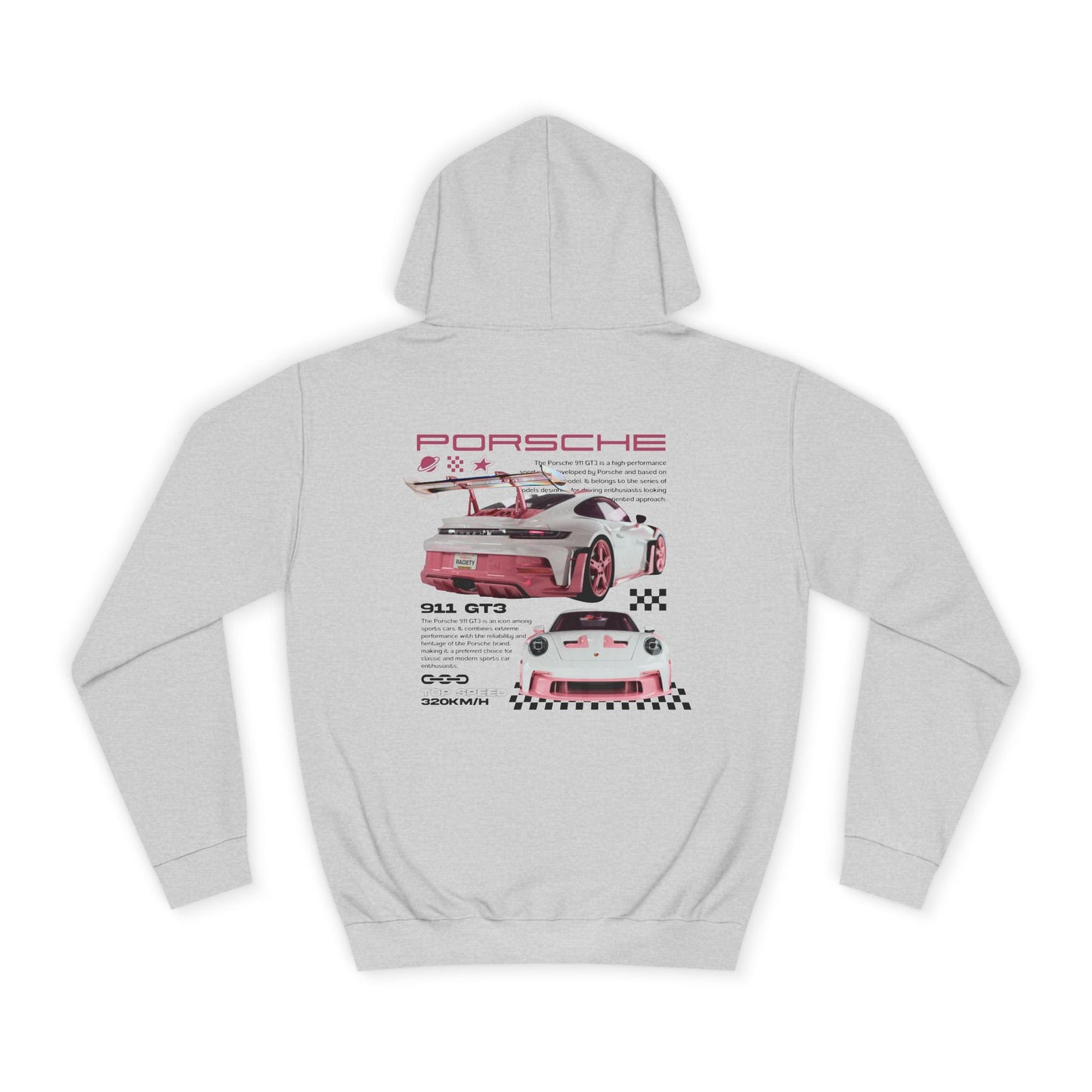 Pink 911 GT3 RS Hoodie