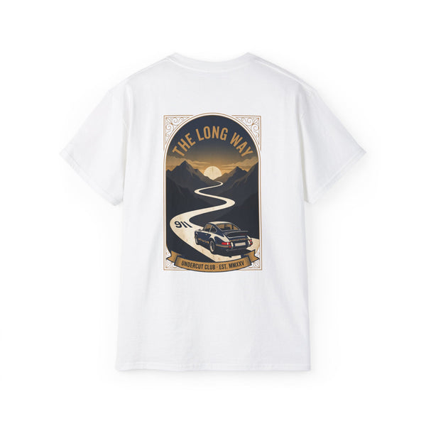 Camiseta Porsche 911 Vintage "The Long Way" — Vol. 00 Manifiesto