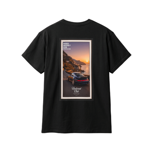 Camiseta Porsche 911 "Atardecer en Amalfi" — The Long Way Vol. 02