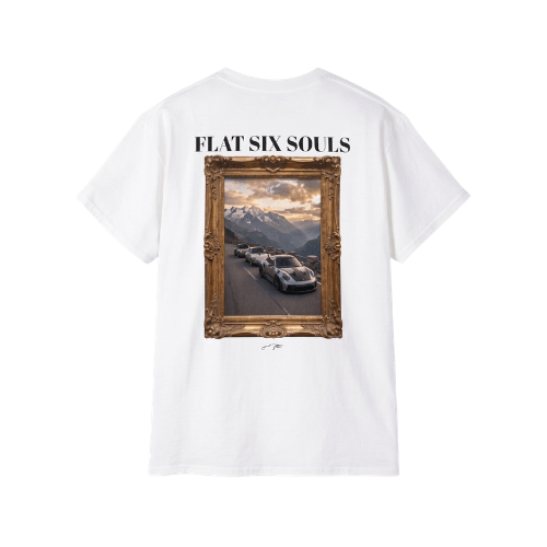Camiseta Porsche 911 "Flat Six Souls" — Alpine Edition | Vol. 01