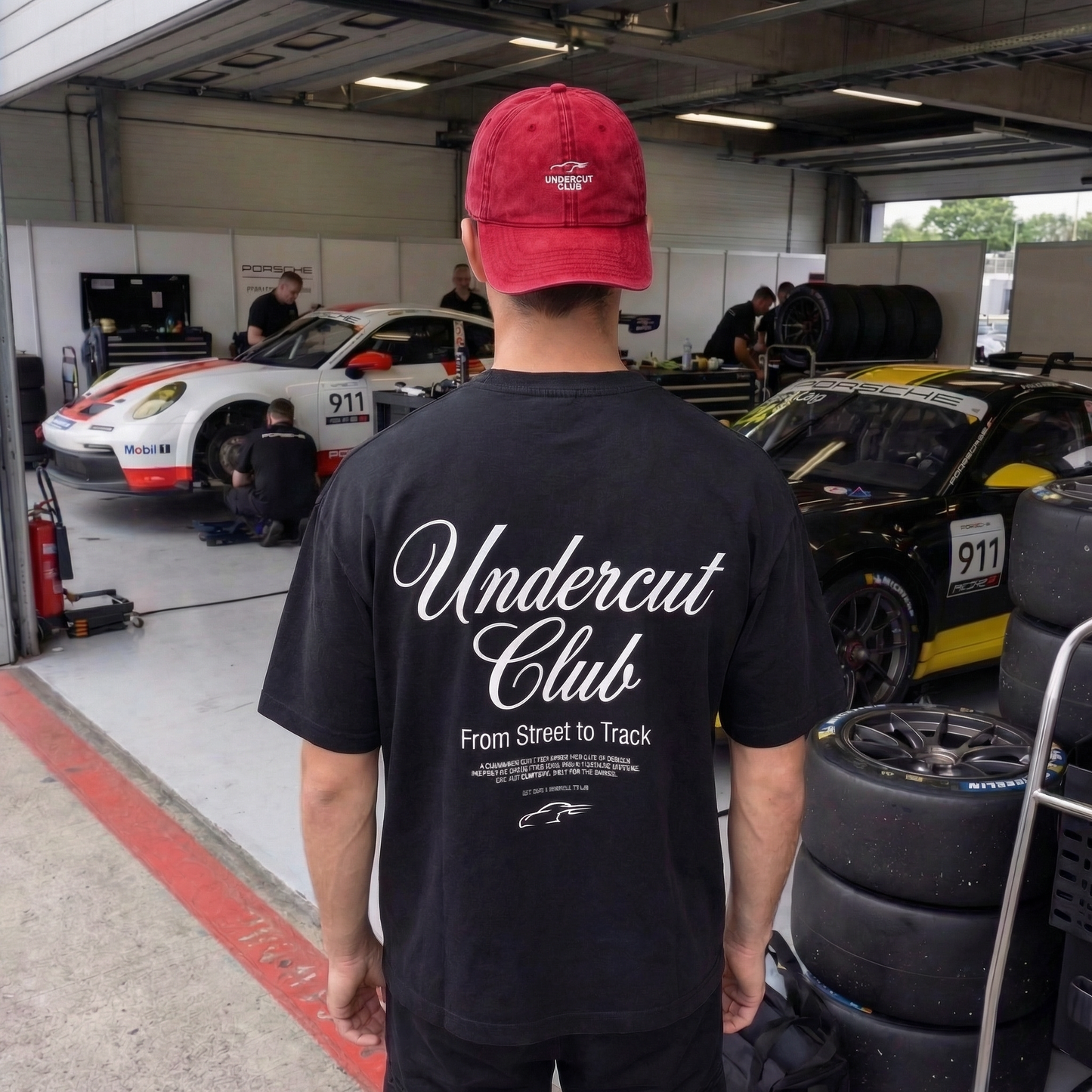 Camiseta Negra Undercut Club Esencial