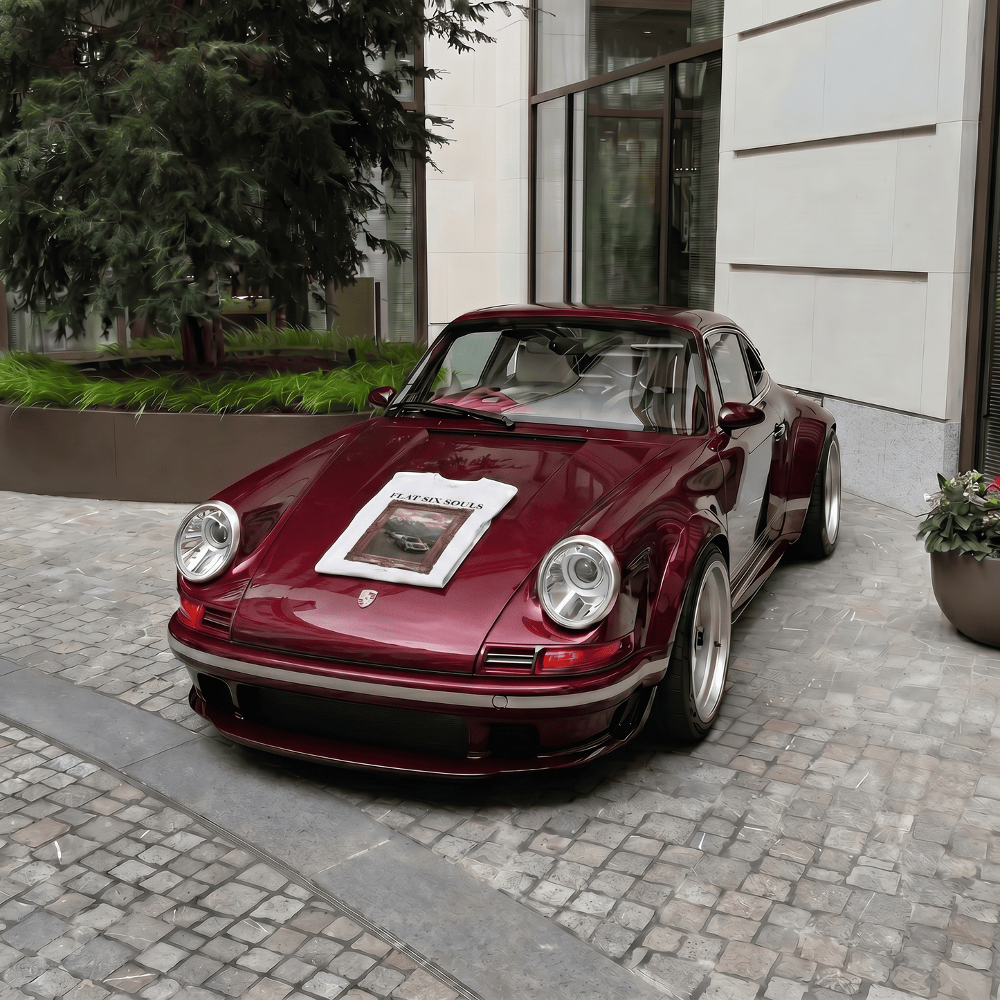 Camiseta Porsche 911 "Flat Six Souls" — Alpine Edition | Vol. 01