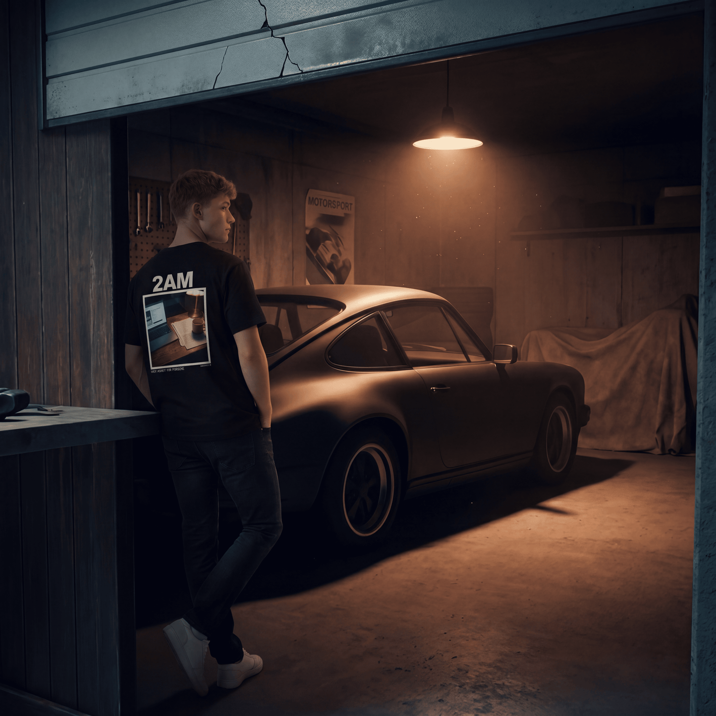 Camiseta Porsche 911 "2AM" — The Long Way Vol. 04