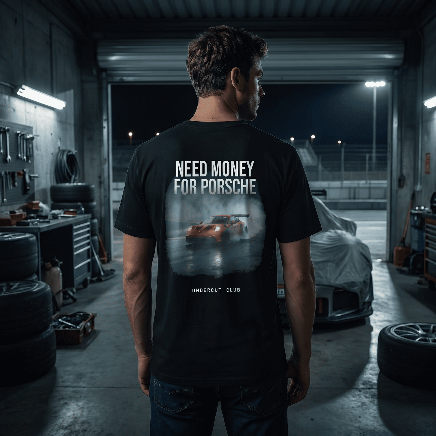 Camiseta Porsche 911 GT3 Cup "Need Money For Porsche" — Track Edition - Vol. 07